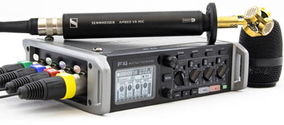Zoom F4 recorder